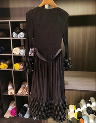 Luxury 3D Origami Pleated Dress