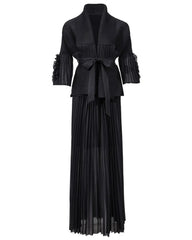 Luxury Formal Pleated 2-Piece