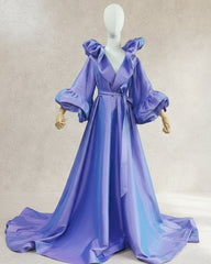 Luxury Ruffle Taffeta Opera Coat