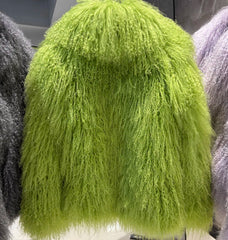 Curly Mongolian Lamb Coat