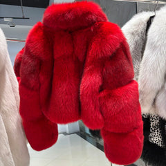 Women's Fox Fur Bomber