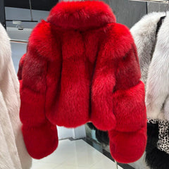 Women's Fox Fur Bomber