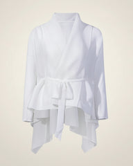 Kimono Plissé Wrap Coat