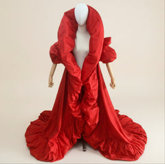 Ruched Custom-Made Opera Cape