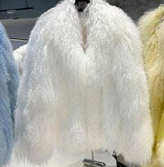 Curly Mongolian Lamb Coat