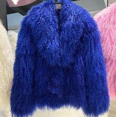 Curly Mongolian Lamb Coat