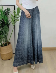 Luxury Plissé Denim Trousers