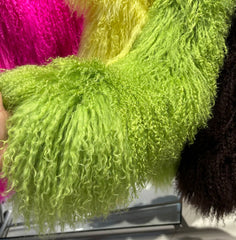 Curly Mongolian Lamb Coat