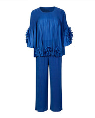 Luxury Petite Plissé Top & Pants