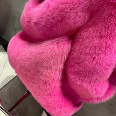 Women's Fox Fur Trench Coat