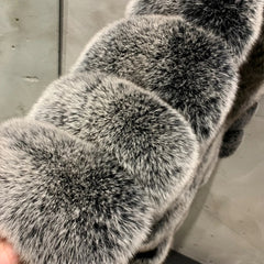 Women's Fox Fur Trench Coat