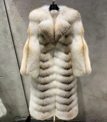 Authentic Silver Arctic Fox Full-Pelt Fur | Genuine Real Fox Fur | Luxury Designer Fox Fur Women’s Outerwear