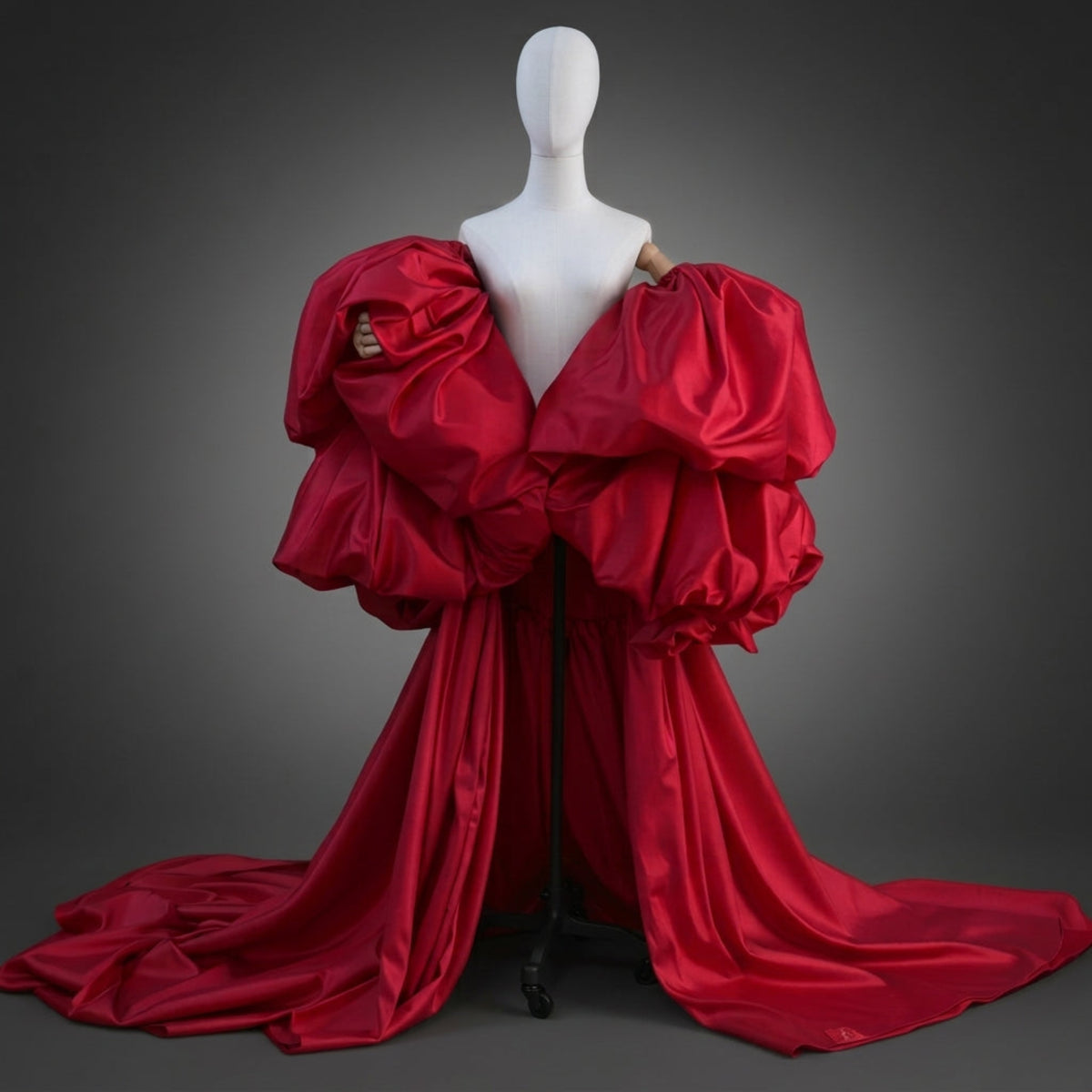 Avant-Garde Taffeta Opera Coat