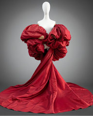 Couture Floor-Length Cape