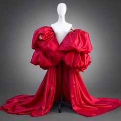 Couture Floor-Length Cape