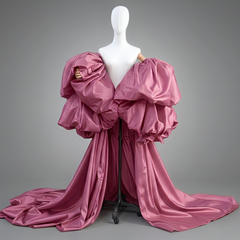 Couture Floor-Length Cape