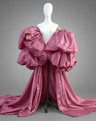 Couture Floor-Length Cape