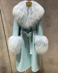 Couture Sheepskin & Mongolian Fur Coat