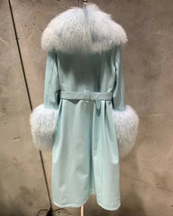 Couture Sheepskin & Mongolian Fur Coat