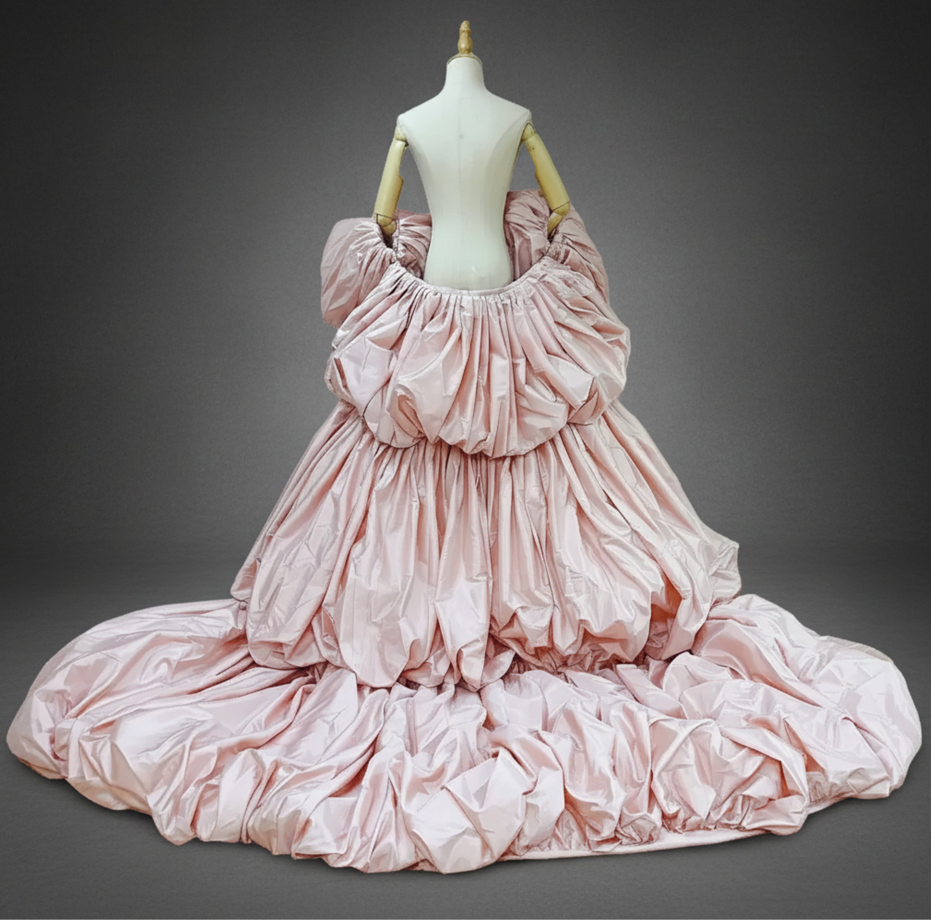 Couture Floor-Length Evening Cape