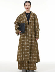 Couture Japanese Designer Longline Trench Coat