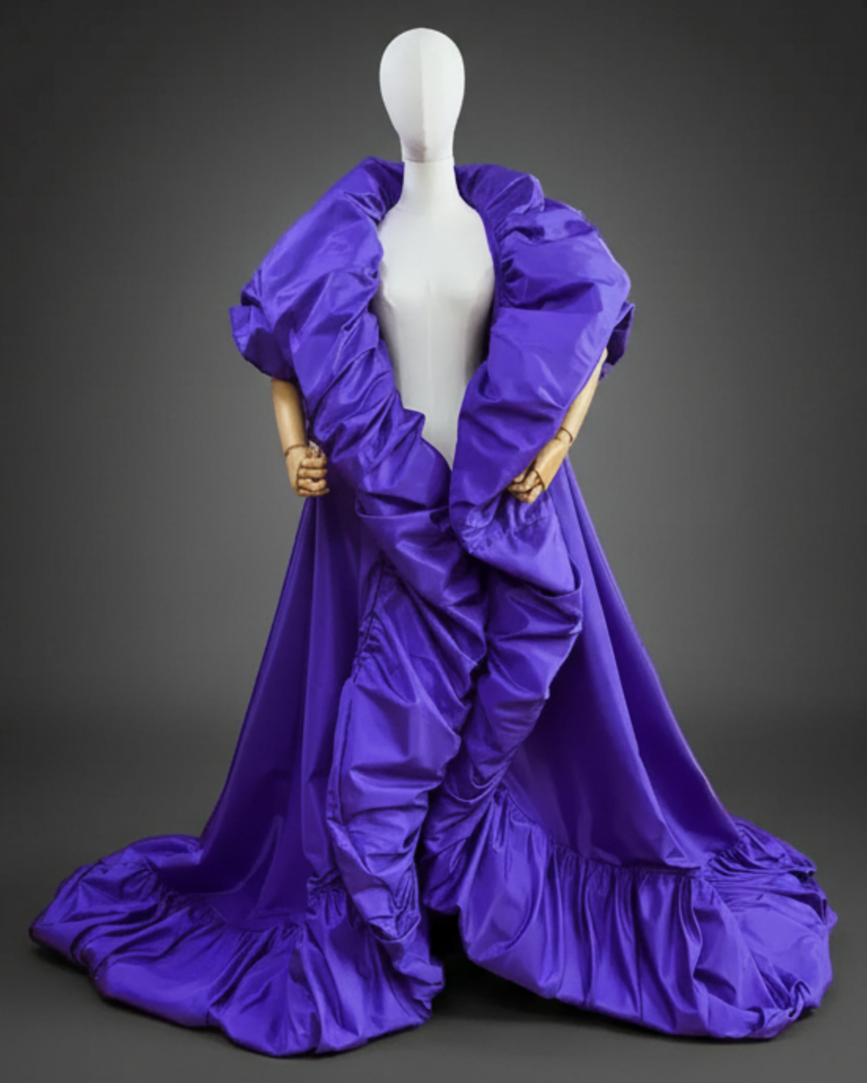 Couture Taffeta Formal Coat (Custom-Made)