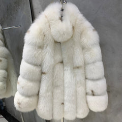 Dalmatian White Fox Fur