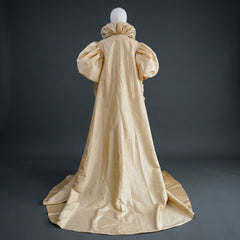  Couture Puff-Sleeve Opera Coat