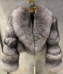 Luxury Custom Fox Fur Jacket