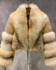 Luxury Custom Fox Fur Jacket