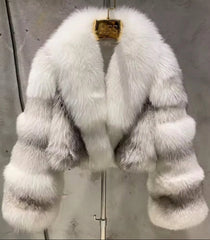 Luxury Custom Fox Fur Jacket
