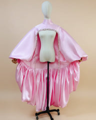 Luxury Beaded Floor-Length Cape
