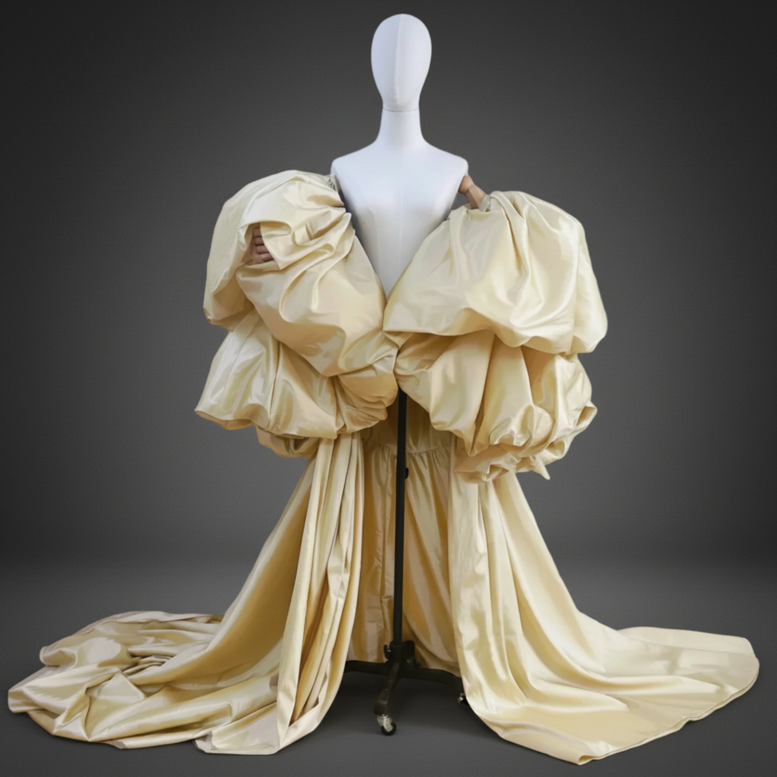  Exquisite Floor-Length Cape Coat