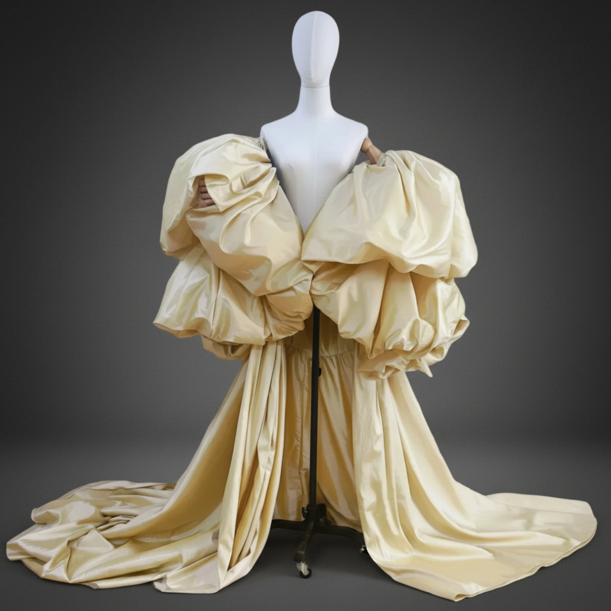  Exquisite Floor-Length Cape Coat