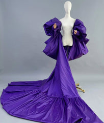Couture Train Opera Coat
