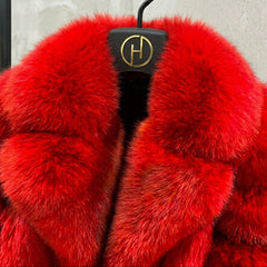 Full-Length Fox Fur Coat