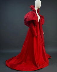 Couture Puff-Sleeve Opera Coat