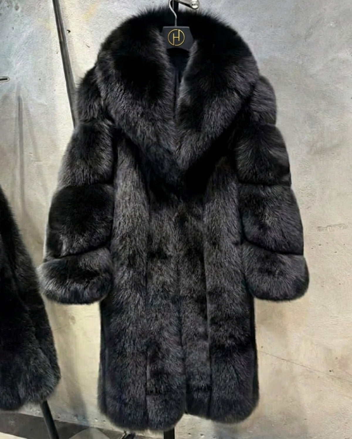 Luxury Custom-Made Fox Fur Coat