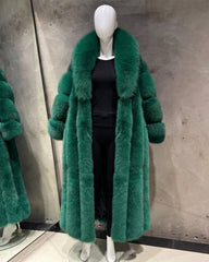 Couture Genuine Fox Fur Coat