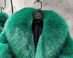 Couture Genuine Fox Fur Coat