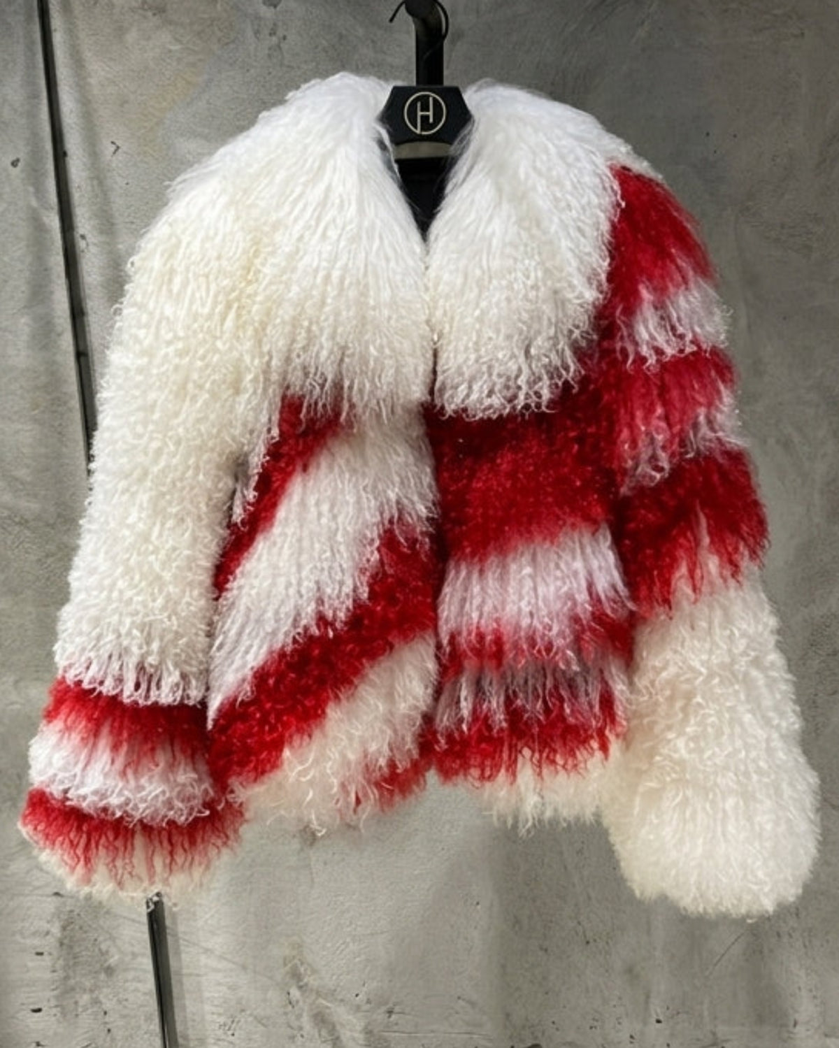 Genuine Mongolian Fur Jacket