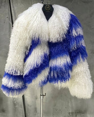 Genuine Mongolian Fur Jacket