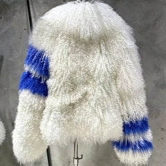 Genuine Mongolian Fur Jacket