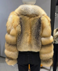 Luxury Custom Fox Fur Jacket