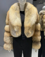 Luxury Custom Fox Fur Jacket