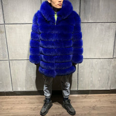 Men's Fox Fur Coat