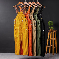Men's Tokyo High Streetwear Cargo Overalls