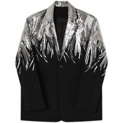Men's Elite Feather Sequin Blazer