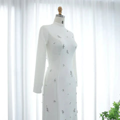 Luxury Crystal Maxi Gown