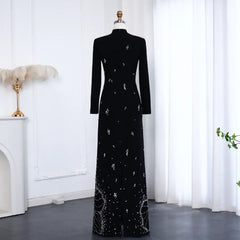 Luxury Crystal Maxi Gown
